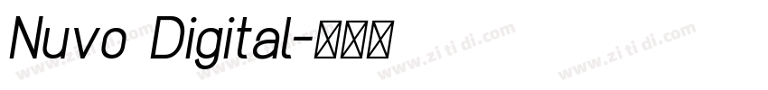 Nuvo Digital字体转换 Nuvo Digital字体转换